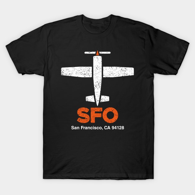 San Francisco Airport T-Shirt by Venue Pin